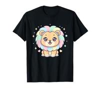 Cute Chibi Pastel Rainbow Lion Cub Fantasy T-Shirt