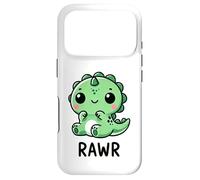 Cute Chibi Trex Dinosaur Rawr Roaring Case for iPhone 17 Pro