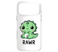 Cute Chibi Trex Dinosaur Rawr Roaring Case for iPhone 17 Pro Max