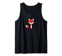 Cute Chibi Vampire Fox Halloween Character Tank Top