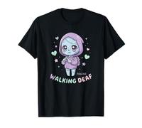 Cute Chibi Walking Deaf Zombie Pastel Goth Anime Kawaii Gift T-Shirt
