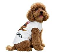Cute Chick Dog Shirt Sleeveless Tshirt Pet Vest XS