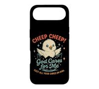 Cute Chick God Cares for Me Christian Faith Case for iPhone Air
