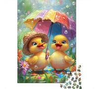 Cute Chick Puzzles 500 Piece Puzzles for Teenagers Gifts Jigsaw Puzzles for Adults Educational Game Challenge Toy 500pcs (52x38cm)