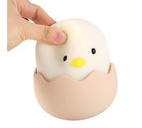 Cute Chick Shape USB Silicone LED Rechargeable Night Lamp Mini Reading Light (White Light)