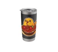 Cute Chick Spaghetti Pasta Lover Stainless Steel Insulated Tumbler