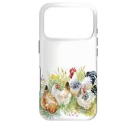 Cute Chicken Farm Animal Watercolor Farmer Lover Case for iPhone 17 Pro