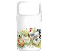 Cute Chicken Farm Animal Watercolor Farmer Lover Case for iPhone 17 Pro Max