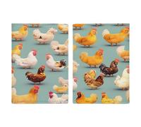 Cute Chicken Walking Passport Holder Ultra Slim PU Leather Travel Document Organizer Compact Premium International US Passport Protector Cover for Women Men