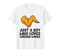 Cute Chicken Wing Just a Boy Who Loves Chicken Wings T-Shirt