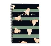 Cute Chickens 2026 Planner A5 To Do List Notebook Year Diary 2026 Diary for Women Planner and Journal for Project Week To View Monthly Year with Dotted Line Note Page Slim