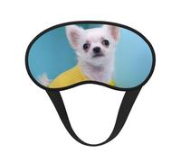 Cute Chihuahua 1 Print Adjustable Eye Cover for Sleeping, Comfortable, Pressure-Free and Breathable Sleeping Masks