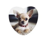 Cute Chihuahua Car Air Freshener Hanging, Long Lasting Scented Car Aromatherapy Tablets, Love form Fragrance Scented Cards for Vehicles, Bedroom, Wardrobe Gray-style