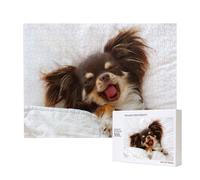 Cute Chihuahua Dog Animal,500 Pieces Wooden Jigsaw Family Game Jigsaw Puzzles for Adults Teens Home Decor