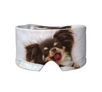 Cute Chihuahua Dog Animal, Full Eye Covers Light Blocking Eye Mask Sleep Eye and Ear Muffs
