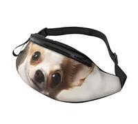 Cute Chihuahua Fanny Pack for Men Women Fashion Waist Packs Travel Crossbody Bag With Adjustable Strap Everywhere Belt Bag Waterproof Chest Bags Cycling Bum Bag Wallet