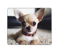 Cute Chihuahua Mouse Pad Waterproof Gaming Mousepad for Office Computer Mousepads for Desk Pad with Non-Slip Rubber Base Washable Cloth Mouse Mat 7 x 8.6 in