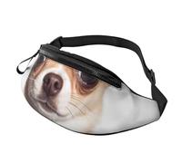 Cute Chihuahua Printed Personalized Waist Bag, Lightweight and Versatile Crossbody Bag for Everyday and Outdoor Adventures