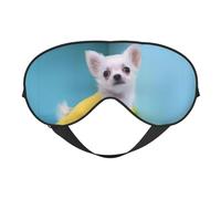 Cute Chihuahua Printing All-Occasion Comfort Cover, Blocks Light Eye Mask, Ideal for Camping,Shifts,Blocks Light Well