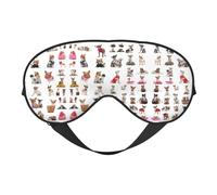 Cute Chihuahua Pug Design, Soft Eye Cover for Women Men, Night Sleep, Travel, Nap