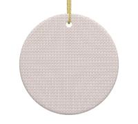 Cute Chihuahua Pug Pattern Print 2.9in Ceramic Christmas Tree Ornament Xmas Pendants Hanging Decor Home Festive