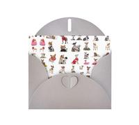 Cute Chihuahua Pug Pattern print Holiday greeting cards - thank-you cards, invitation cards, double-sided flashing effects