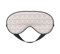 Cute Chihuahua Pug Pattern Print Soft Eye Mask Beneficial Block Light Nap Night Use Travel Camping Meditation Yoga