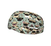 Cute Chihuahua Pug Pattern Running Headbands for Men Sweatbands Sports Sweat Bands Mens Workout Thin Fitness Gym Yoga