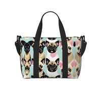 Cute Chihuahua Pug Printingtravel Gym Bag For Tote Bag Carry On Luggage Sport Duffle