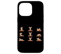 Cute Chihuahua Yoga Poses Dog Mom Dad Zen Case for iPhone 14 Pro Max