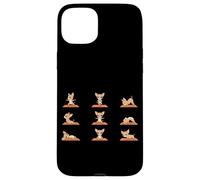Cute Chihuahua Yoga Poses Dog Mom Dad Zen Case for iPhone 15 Plus