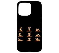 Cute Chihuahua Yoga Poses Dog Mom Dad Zen Case for iPhone 15 Pro Max