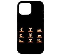 Cute Chihuahua Yoga Poses Dog Mom Dad Zen Case for iPhone 16 Pro Max