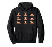 Cute Chihuahua Yoga Poses Dog Mom Dad Zen Pullover Hoodie