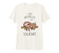Cute Children's Animal Sleep with Sloth and Rabbit Premium T-Shirt