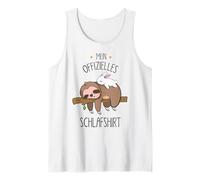 Cute Children's Animal Sleep with Sloth and Rabbit Tank Top