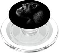 Cute Chimpanzee Monkey Primate Portrait Chimp PopSockets PopGrip for MagSafe