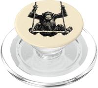 Cute Chimpanzee Monkey Primate Portrait Chimp PopSockets PopGrip for MagSafe