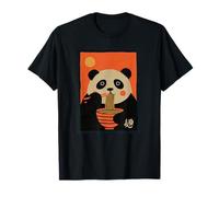 Cute Chinese Noodle Panda Kawaii Ramen Lover Illustration T-Shirt