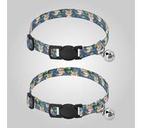 Cute Chipmunks Mouse A River Small Breed Dog Collar Release Buckle Dog Collar for Female Dogs 2 Pack