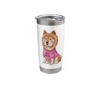 Cute Chow Chow Dog Mom Paw Lover Stainless Steel Insulated Tumbler