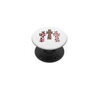 Cute Christian Coquette Cross Pink Leopard Faith Design PopSockets Adhesive PopGrip