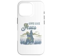 Cute Christian Cowgirl Live Like Jesus Western Faith Boho Case for iPhone 16 Pro