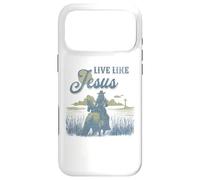 Cute Christian Cowgirl Live Like Jesus Western Faith Boho Case for iPhone 17 Pro Max