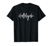 Cute Christian handwritten design - hallelujah T-Shirt