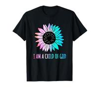 Cute Christian Salvation Quote Gift I Am a Child of God T-Shirt