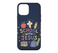Cute Christian School With Jesus Teacher Student Classroom Case for iPhone 12 mini