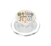 Cute Christian Teacher School Faith Jesus Classroom Fun PopSockets PopGrip for MagSafe