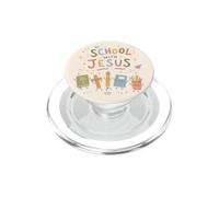 Cute Christian Teacher School Faith Jesus Classroom Vibe PopSockets PopGrip for MagSafe