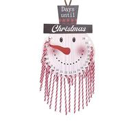 Cute Christmas Advent Calendar Wooden Cane Candy Design Wall Hanging Countdown Calendar Decoration for Kids Wooden Cane Candy Ornament
